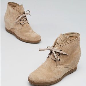 PRADA - Desert Wedge Ankle Boot
